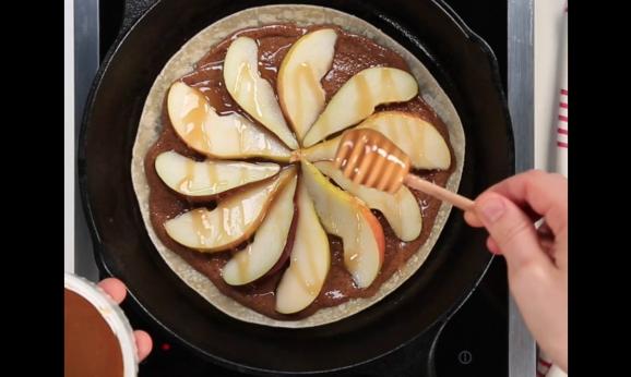 Embedded thumbnail for Honey-Pear Quesadilla