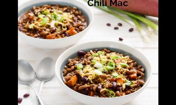 Embedded thumbnail for Vegan Sweet Potato Chili Mac