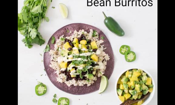 Embedded thumbnail for Mango Black Bean Burritos